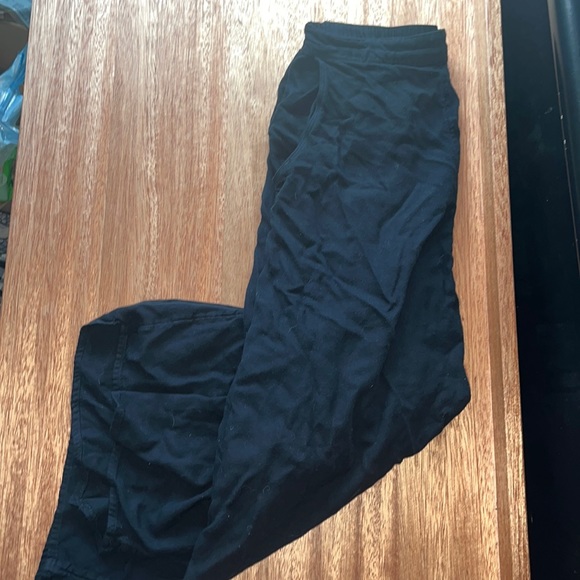 comfy black flared yoga like pants - Picture 2 of 3